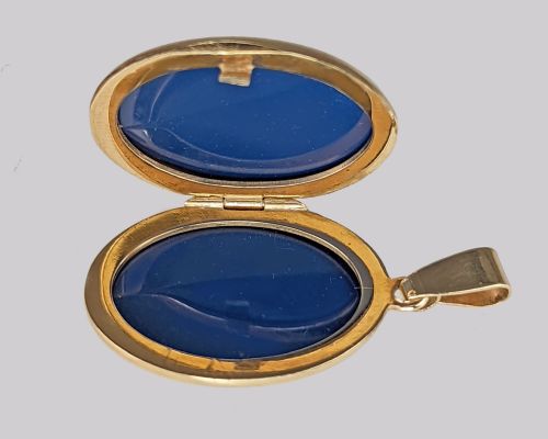 VICTORIAN LOCKET 9CT GOLD ANTIQUE FLORAL ENGRAVED PHOTO LOCKET VINTAGE LOCKET - ADDITIONAL PHOTO 5