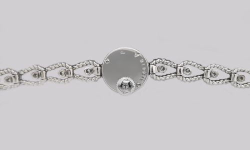 JAEGERLECOULTRE DIAMOND BRACELET WATCH LADIES VINTAGE 18CT GOLD 1950S WATCH - ADDITIONAL PHOTO 10