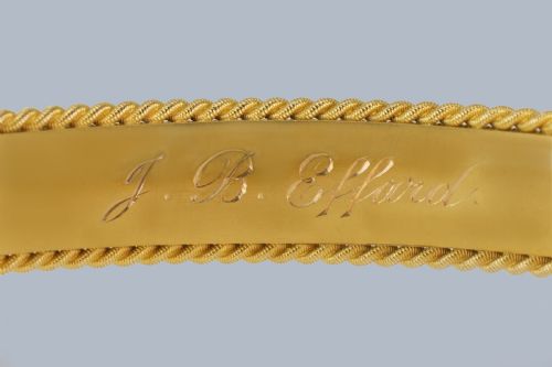 EDWARDIAN 15CT GOLD FOLIATE BANGLE ANTIQUE BRACELET CHESTER 1907 ORNATE BANGLE - ADDITIONAL PHOTO 6