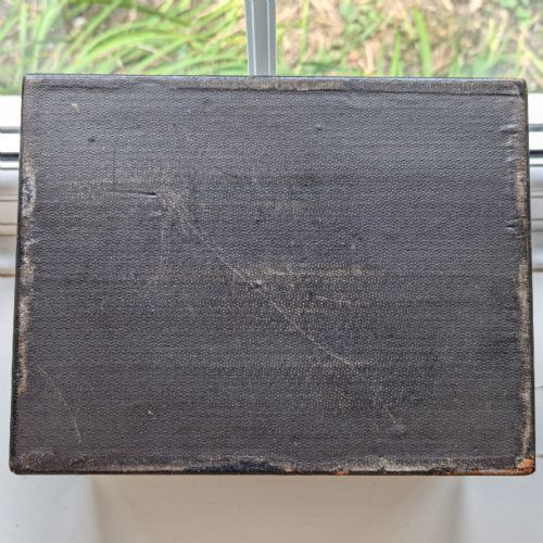 VICTORIAN PARKINS GOTTO JEWELLERY BOX ANTIQUE LEATHER CHEST LONDON CIRCA 1870 - ADDITIONAL PHOTO 10