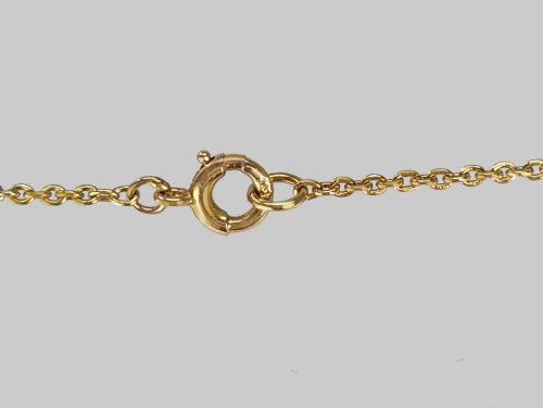 PERIDOT AND PEARL NECKLACE 15CT GOLD ANTIQUE PENDANT EDWARDIAN NECKLACE CIRCA1905 - ADDITIONAL PHOTO 5