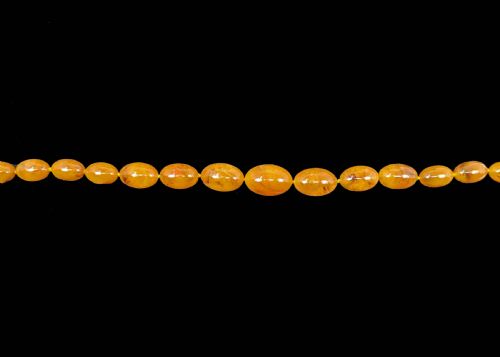 VINTAGE BUTTERSCOTCH BALTIC AMBER NECKLACE GRADUATED BEADS 33 1930S 78GRAMS - ADDITIONAL PHOTO 3