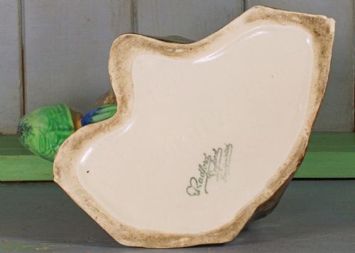 RADFORD WOODPECKERS VASE HANDPAINTED PAUL DUBOIS ART DECO RARE VASE 812 HIGH - ADDITIONAL PHOTO 9