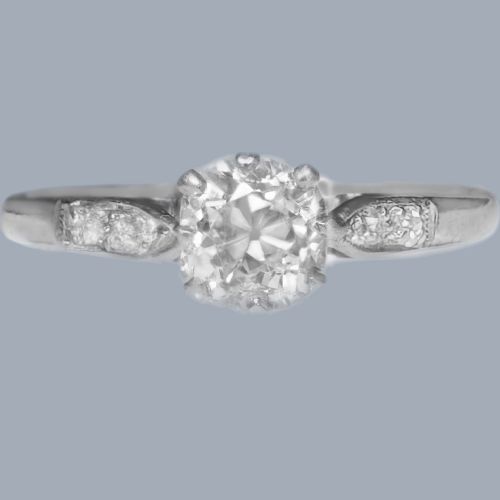 ANTIQUE EDWARDIAN 100CT OLD EUROPEAN CUT DIAMOND SOLITAIRE ENGAGEMENT RING IN 18CT GOLD CIRCA 1910 - ADDITIONAL PHOTO 3