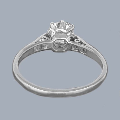 ANTIQUE EDWARDIAN 100CT OLD EUROPEAN CUT DIAMOND SOLITAIRE ENGAGEMENT RING IN 18CT GOLD CIRCA 1910 - ADDITIONAL PHOTO 15