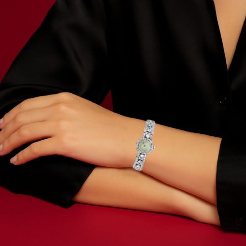 VINTAGE TISSOT 400CT DIAMOND PLATINUM WATCH C1950 MANUAL WIND LADIES BRACELET WATCH - ADDITIONAL PHOTO 2