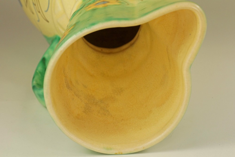 Wade Heath Flaxman Ware Art Deco Rare Hand Painted Jug Superb Condition 9