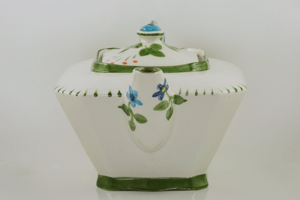 James Kent Old Foley Teapot Hand Painted Floral Vintage English Teapot  View IV