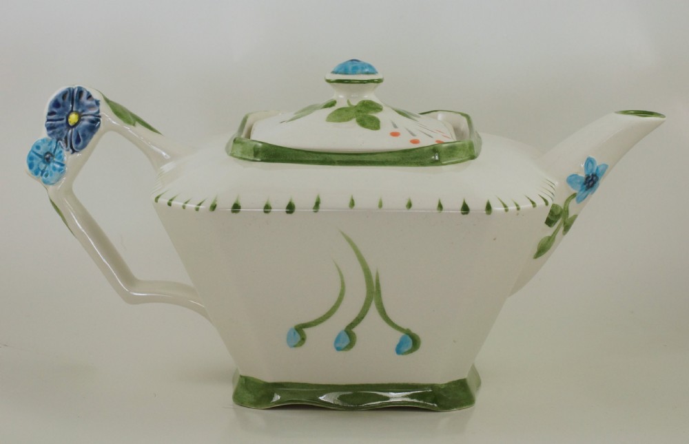 James Kent Old Foley Teapot Hand Painted Floral Vintage English Teapot  View V