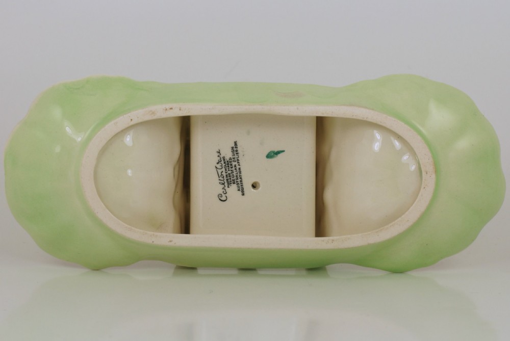 Carlton Ware Wild Rose Toast Rack 1930’s Australian Majolica View VIII