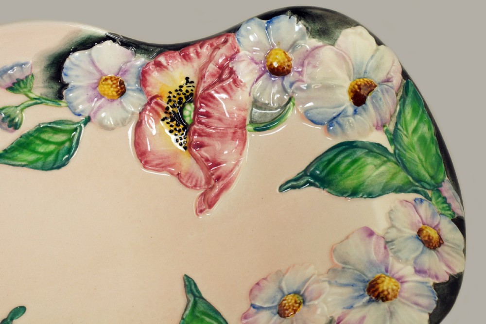 Carlton Ware Large Poppy & Daisy Salad Dish 1940's Australian Bowl 14