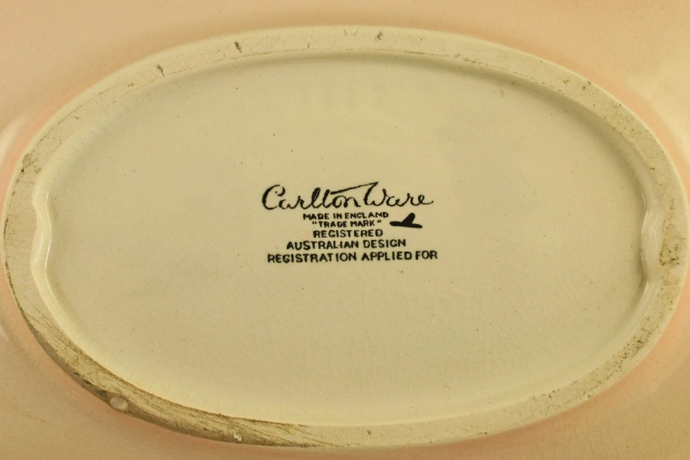 Carlton Ware Large Poppy & Daisy Salad Dish 1940's Australian Bowl 14