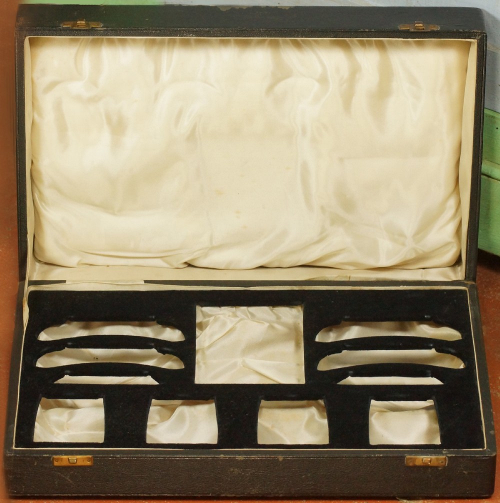 Crown Staffordshire Art Deco Coffee Set Rare Geometric Pattern Boxed Porcelain View XIII