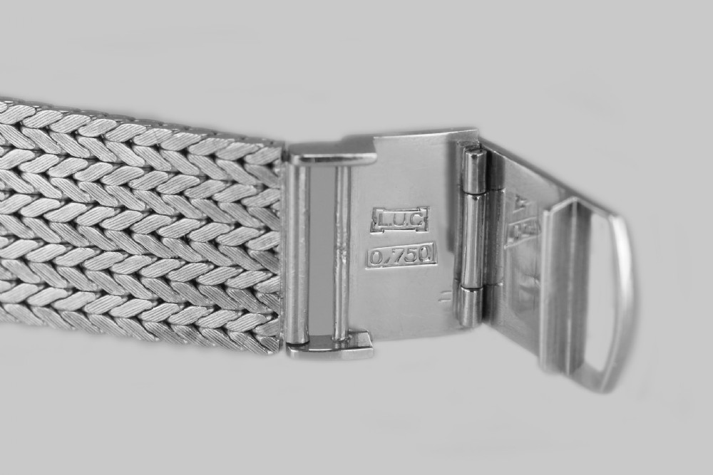 Chopard Diamond Watch 18ct White Gold Ladies Vintage Manual Wind Bracelet Watch View XIII