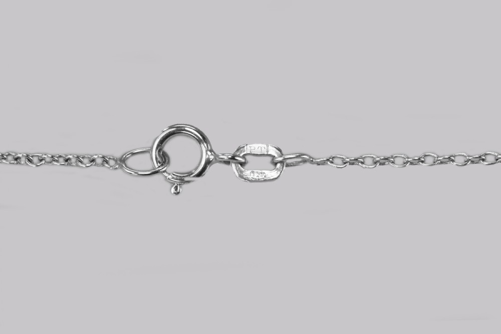 Antique Aquamarine & Diamond Necklace Platinum Belle Epoque Italian Pendant circa 1910 View VIII