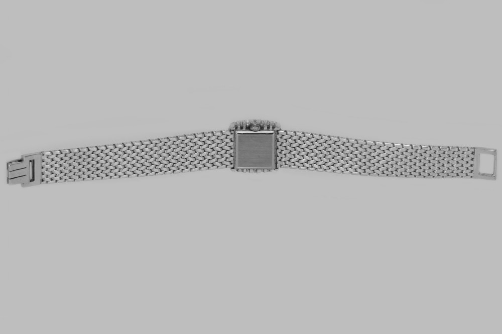 Vintage Omega Diamond Bracelet Watch Ladies 9ct Gold 1960's 1.20ct diamond Watch View VII