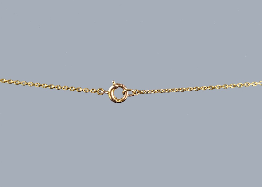 ART DECO PEARL NECKLACE 9ct Gold Edwardian Blister Pearl Antique Pendant circa 1910 View VII