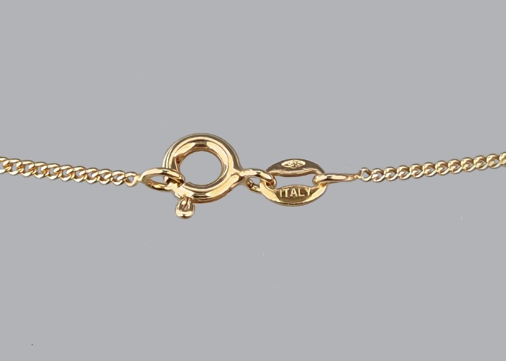 EDWARDIAN PERIDOT and GARNET PENDANT with Chain Vintage 9ct Gold Antique Pendant View VII