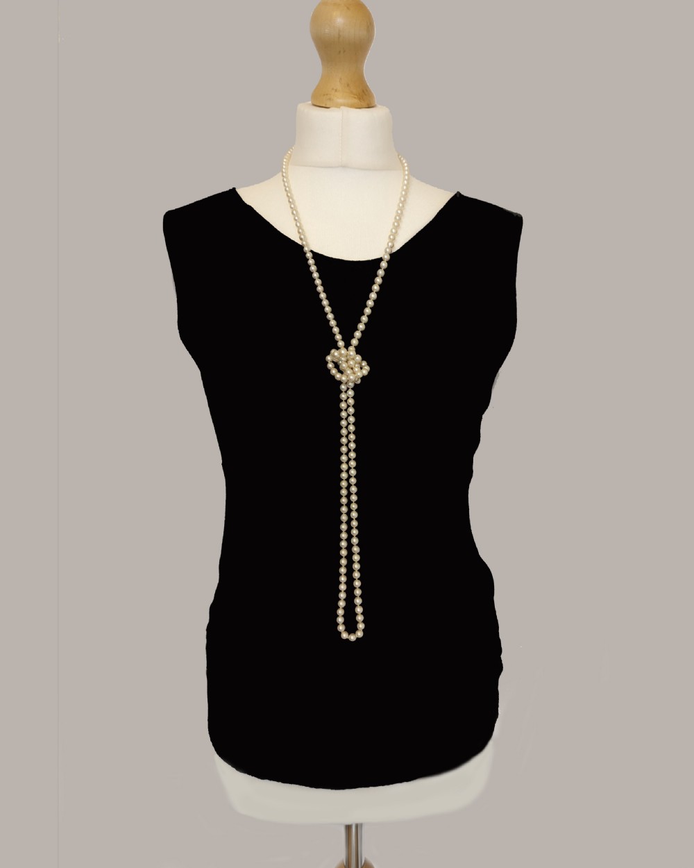 Single Strand Very Long Pearl Necklace 54
