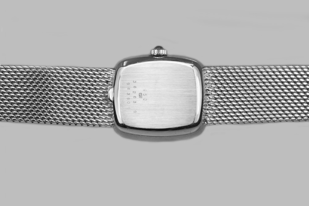 Vintage  Baume & Mercier Diamond Watch Ladies 18ct Gold Manual Wind 1960s Bracelet Watch View XI