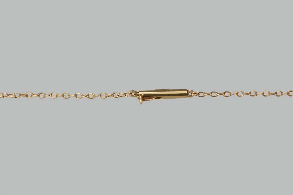 Exquisite Edwardian 15ct Gold Peridot & Seed Pearl Necklace | Art Nouveau – Art Deco Elegance | Circa 1915 View VIII