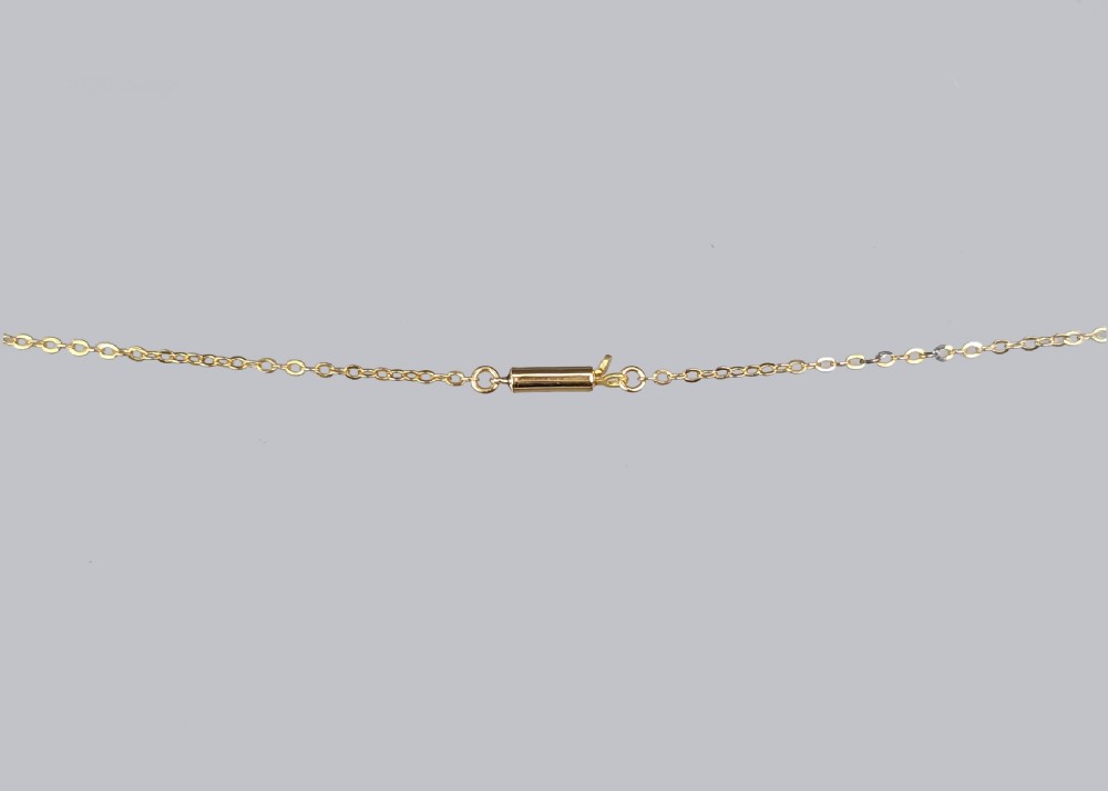 Antique Edwardian 9ct Gold Amethyst & Seed Pearl Pendant Necklace c.1910 View V