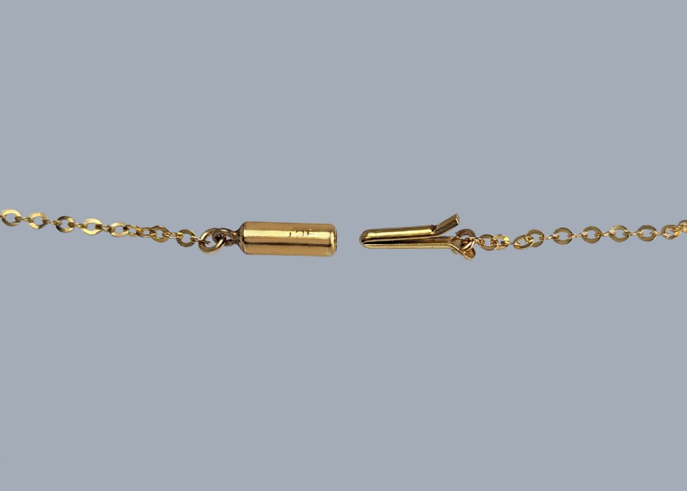 Edwardian Aquamarine & Seed Pearl Drop Pendant Necklace in 9ct Gold circa 1910 View IV