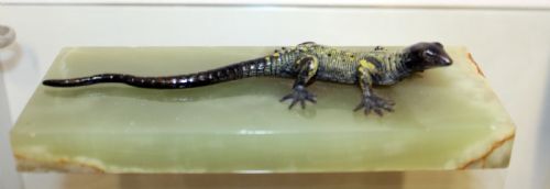 Austrian Cold Painted Bronze Lizard