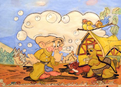 Original Water Colour, Walt Disney