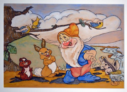 Walt Disney Character Watercolour