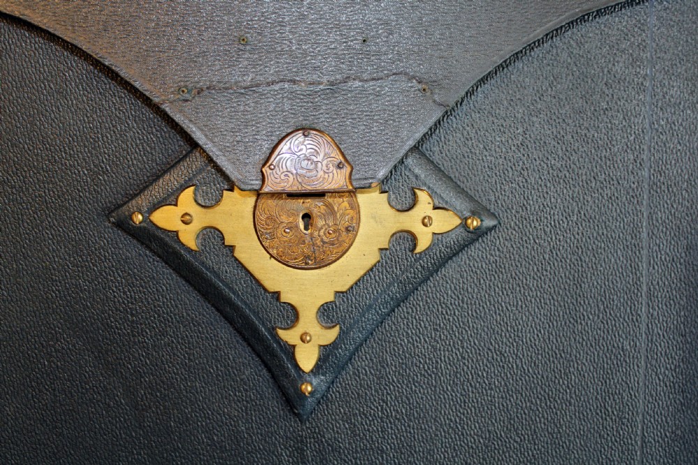 A rare enclosed folio stand.  View V