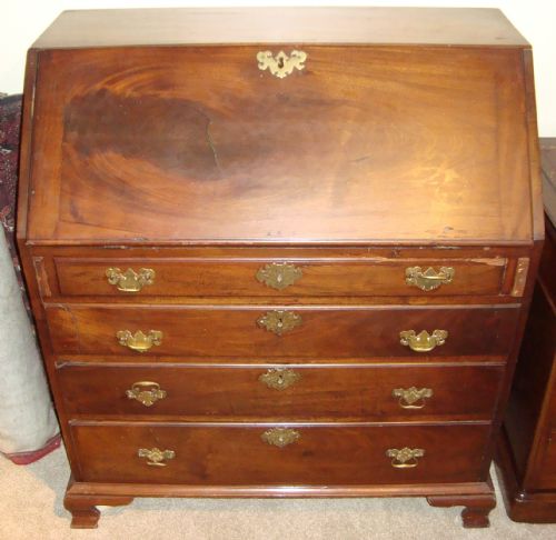 Early Georgian Mahogany Bureau,