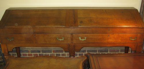 Unusual Victorian Solid and Golden Oak Scholars Desk