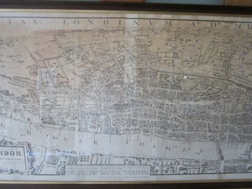 MAP OF LONDON 1885 CASSELL AFTER AGAS IN THE REIGN OF QUEEN ELIZABETH - ADDITIONAL PHOTO 3