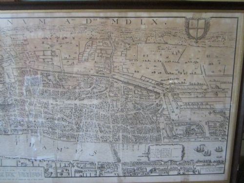 MAP OF LONDON 1885 CASSELL AFTER AGAS IN THE REIGN OF QUEEN ELIZABETH - ADDITIONAL PHOTO 4