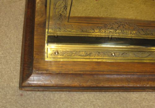 EDWARDIAN OAK LETTERNEWSPAPER RACK - ADDITIONAL PHOTO 1