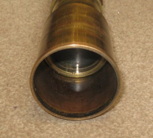 LOVELY EARLY BRASS 4 DRAW TELESCOPE BY L CASELLA LONDON - ADDITIONAL PHOTO 4