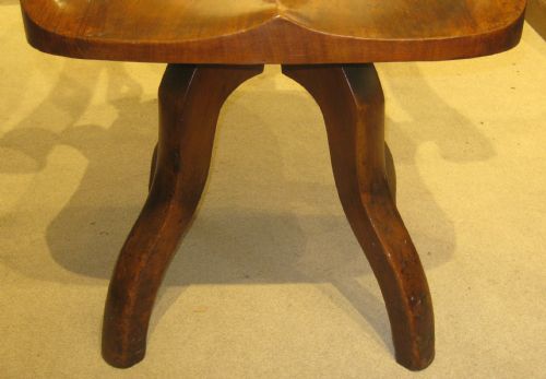 LOVELY VICTORIAN MAHOGANY REVOLVING DESK CHAIR - ADDITIONAL PHOTO 5