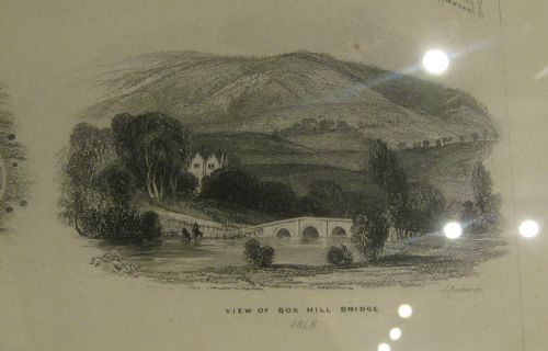 STEEL ENGRAVING 'COURSE OF THE RIVER MOLE' BY JR THOMPSON - ADDITIONAL PHOTO 5