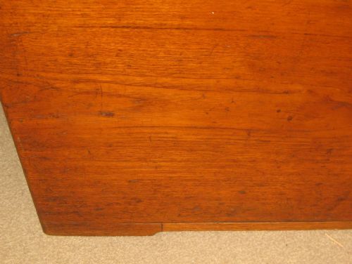 VICTORIAN SOLID TEAK TRUNK - ADDITIONAL PHOTO 2