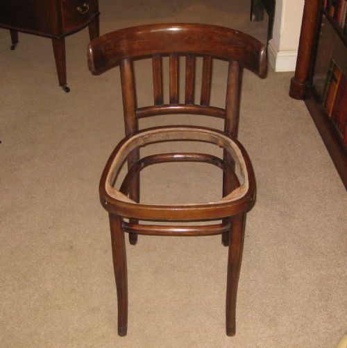 SET OF 7 BEECH BENTWOOD CHAIRS FROM THE CAFE ROYAL LONDON - ADDITIONAL PHOTO 2