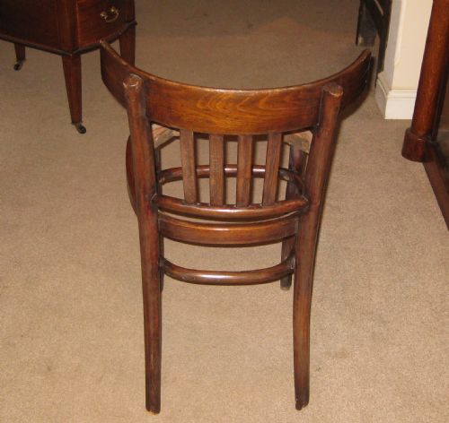 SET OF 7 BEECH BENTWOOD CHAIRS FROM THE CAFE ROYAL LONDON - ADDITIONAL PHOTO 3
