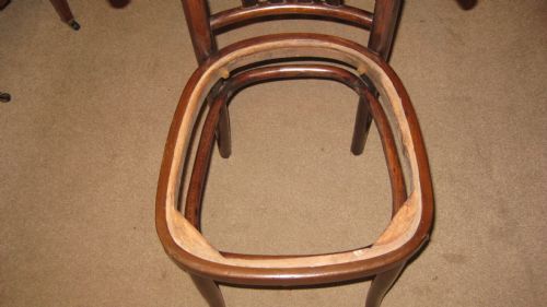SET OF 7 BEECH BENTWOOD CHAIRS FROM THE CAFE ROYAL LONDON - ADDITIONAL PHOTO 4