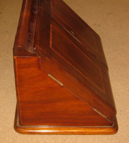 A SPLENDID AND UNUSUAL LATE VICTORIAN INLAID MAHOGANY STATIONERY CABINET - ADDITIONAL PHOTO 6