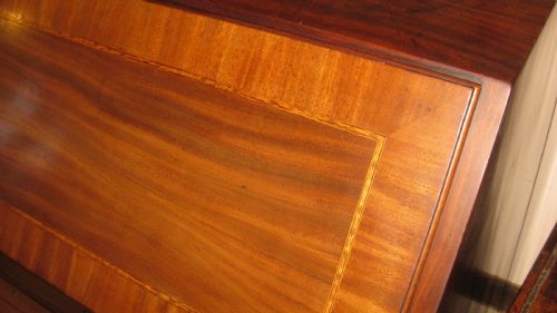 BEAUTIFUL QUALITY GEORGIAN MAHOGANY BUREAU - ADDITIONAL PHOTO 2