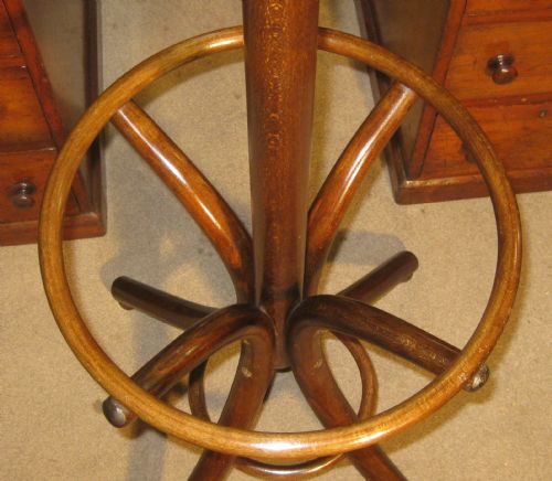 EDWARDIAN REVOLVING BENTWOOD HATSTAND - ADDITIONAL PHOTO 3