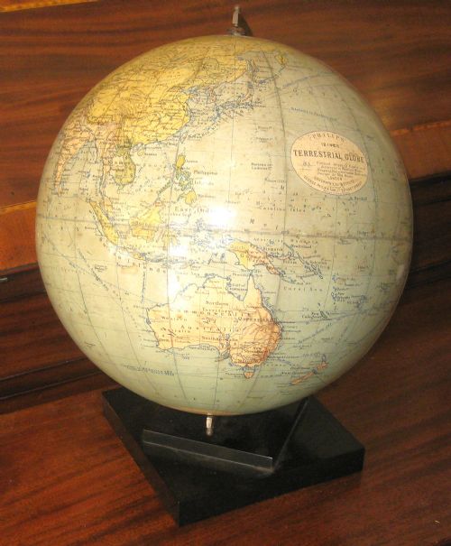 Lovely Phillips 12 Inch Terrestrial Globe