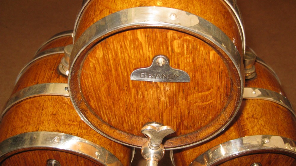 A wonderful group of oak and plate barrels View IV