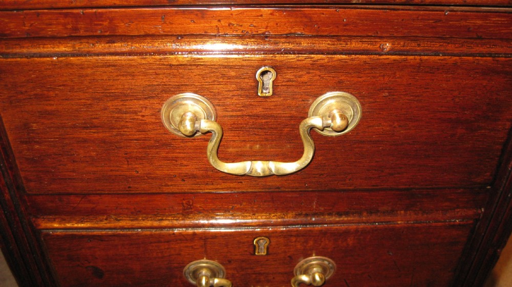 Well proportioned, late Victorian,  solid mahogany pedestal desk. View VIII