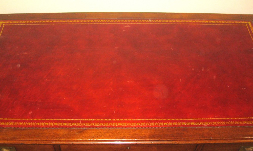 Fine quality Victorian solid mahogany, military campaign desk View II